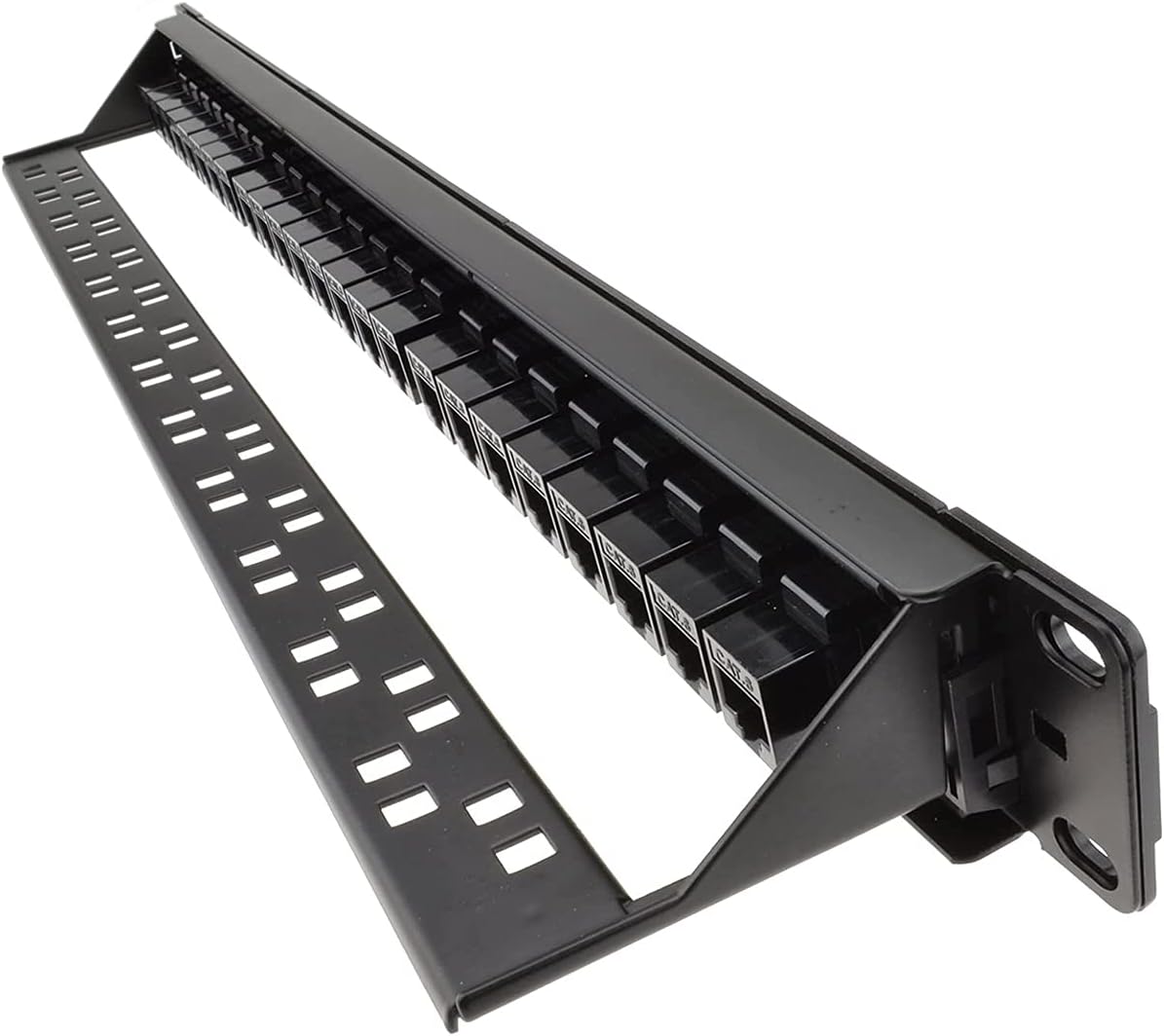Pannello Patch Di Rete, 24 Port 1U Rack Pannello Montabile Cat6 Patch ...