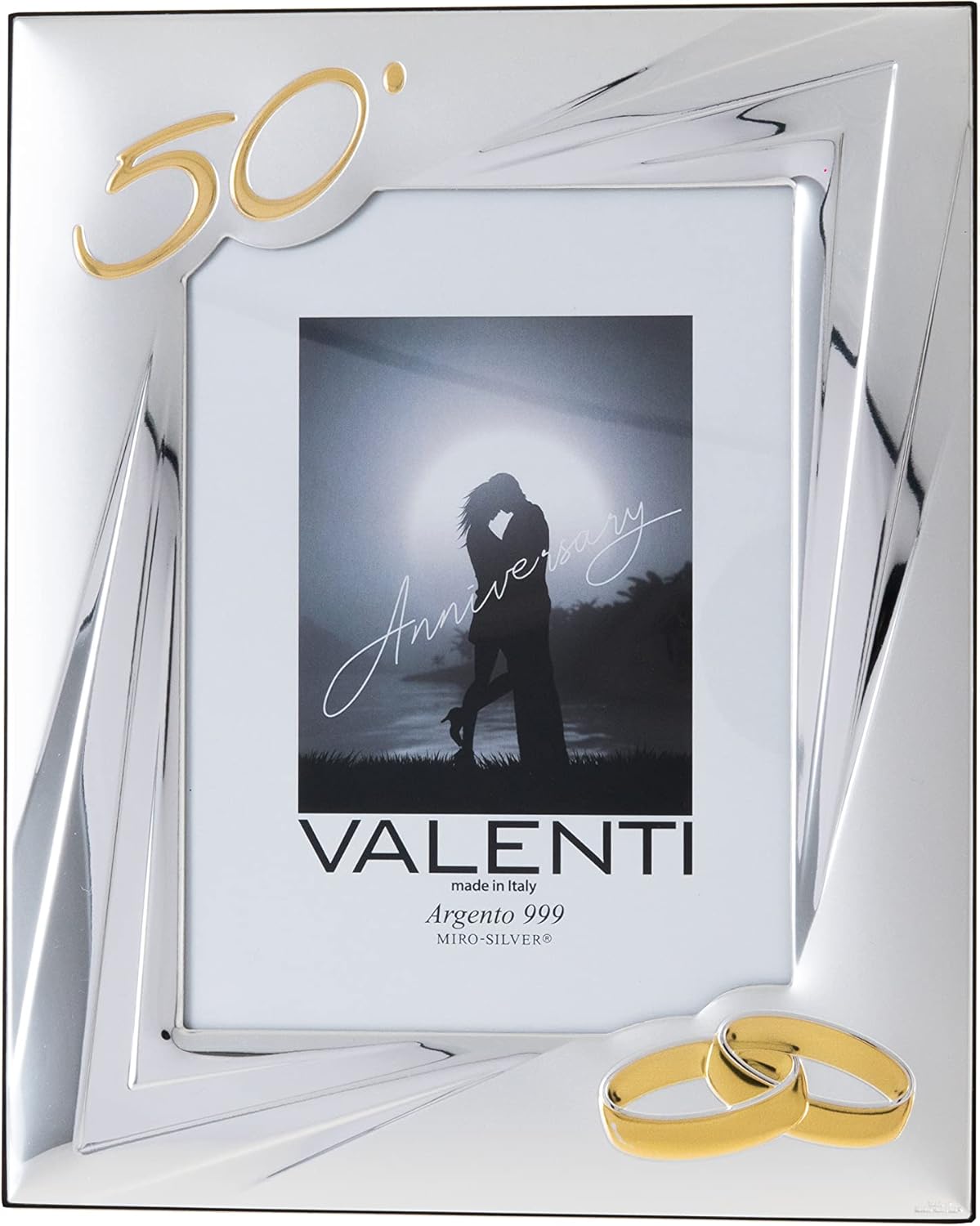 Valenti&Co - Cornice Portafoto Argento cm 18x24 - immagine 1