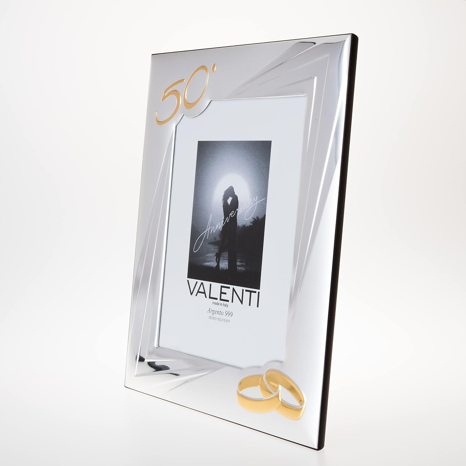 Valenti&Co - Cornice Portafoto Argento cm 18x24 - immagine 2