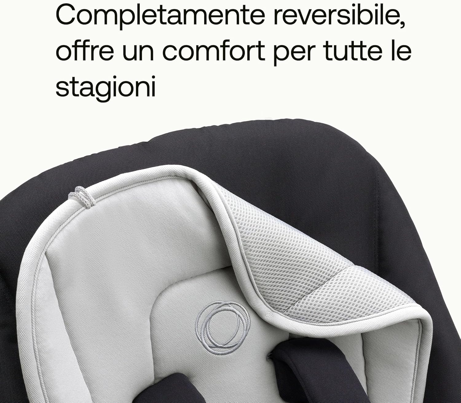 Bugaboo Seduta Traspirante Dual Comfort, Misty Grey - immagine 3