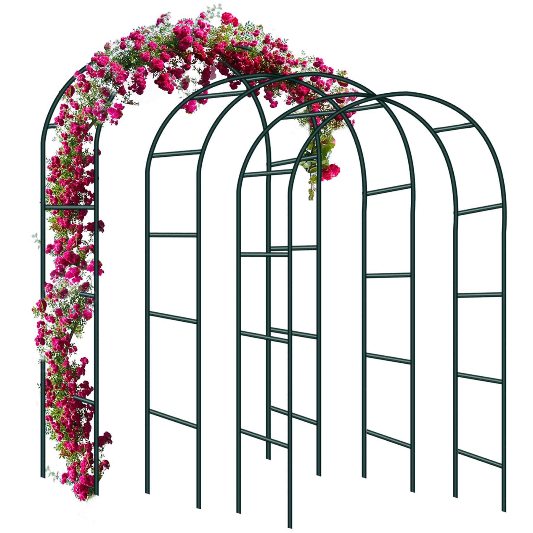 Forever Speed Arco per Rose Rampicanti 240x140x38cm, Verde