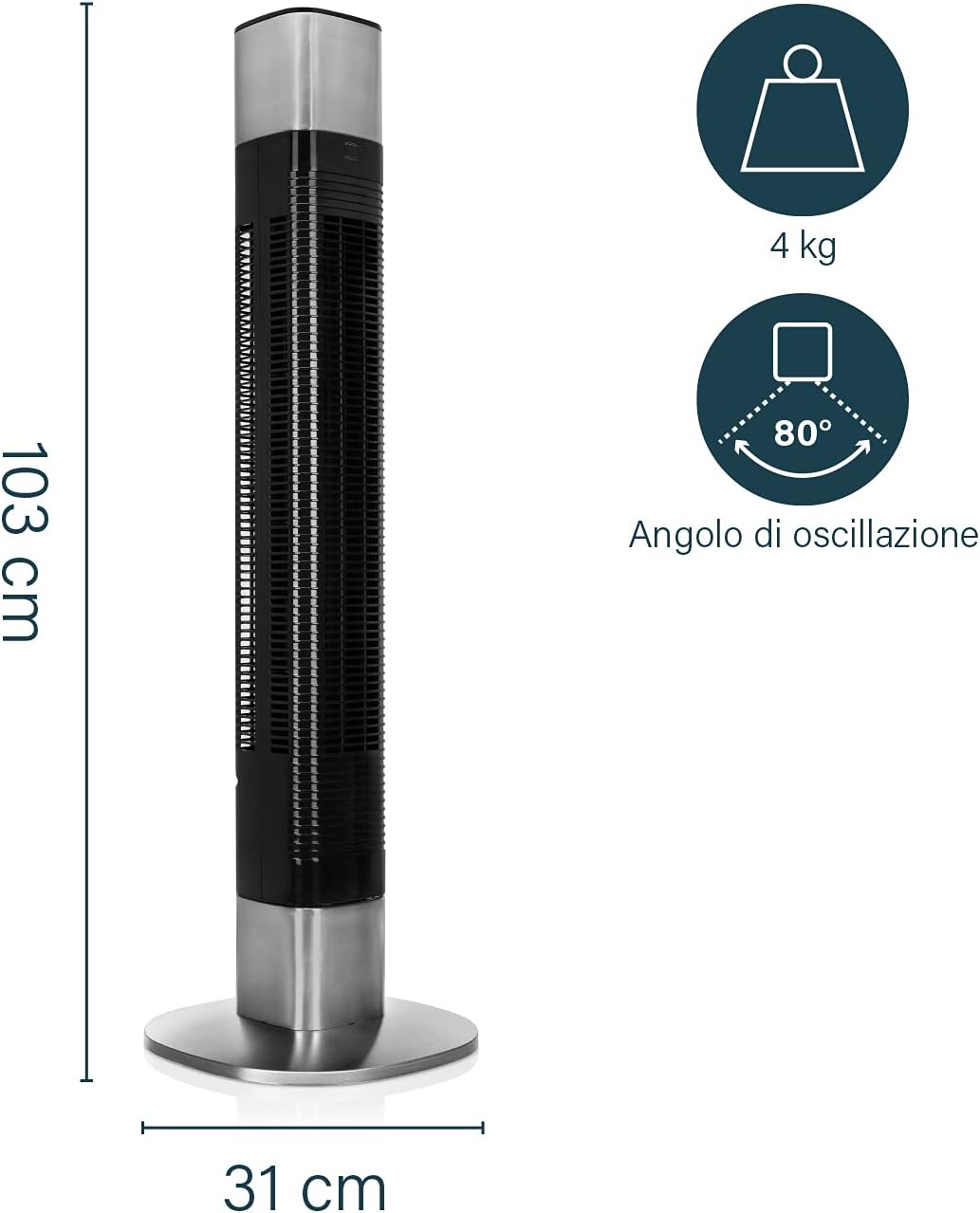 Princess Ventilatore a Torre Smart 50W 103cm - immagine 3