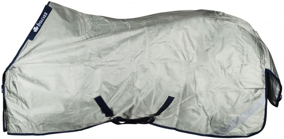 Bucas PowerTurnout Light, coperta per cavallo, colore argento 145 - immagine 1