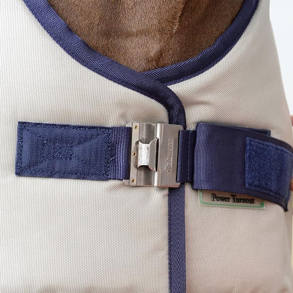 Bucas PowerTurnout Light, coperta per cavallo, colore argento 145 - immagine 5