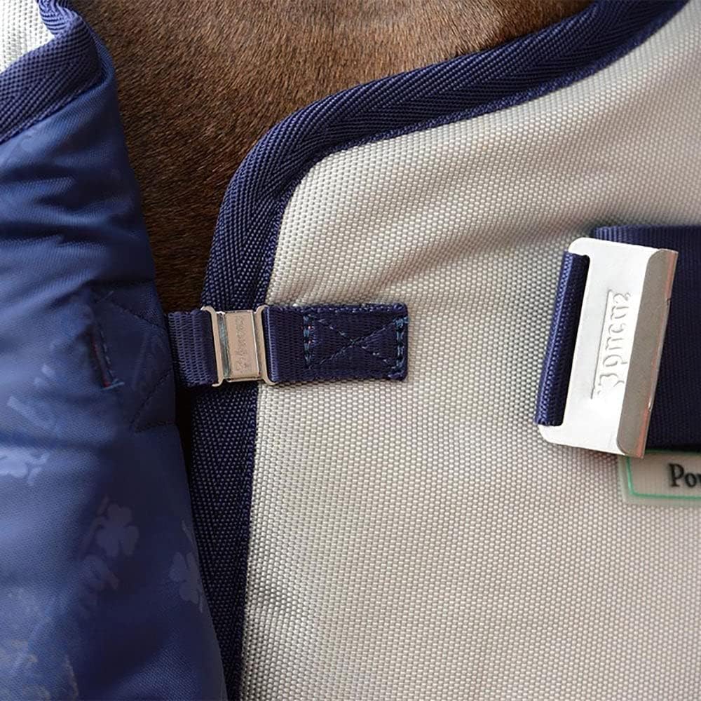 Bucas PowerTurnout Light, coperta per cavallo, colore argento 145 - immagine 6