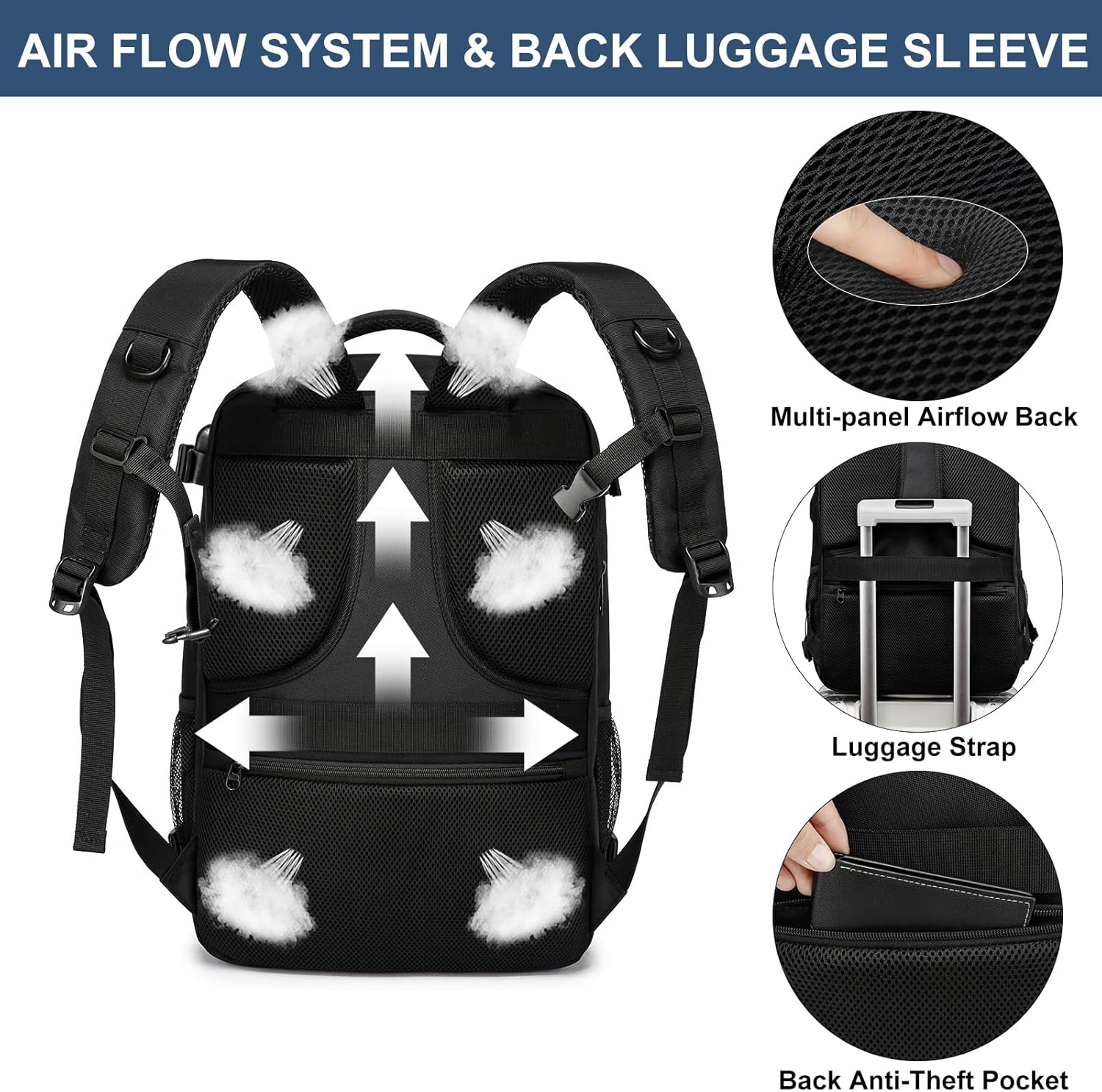 Zaino Viaggio 45x36x20 Bagaglio a Mano easyJet 30L - immagine 4