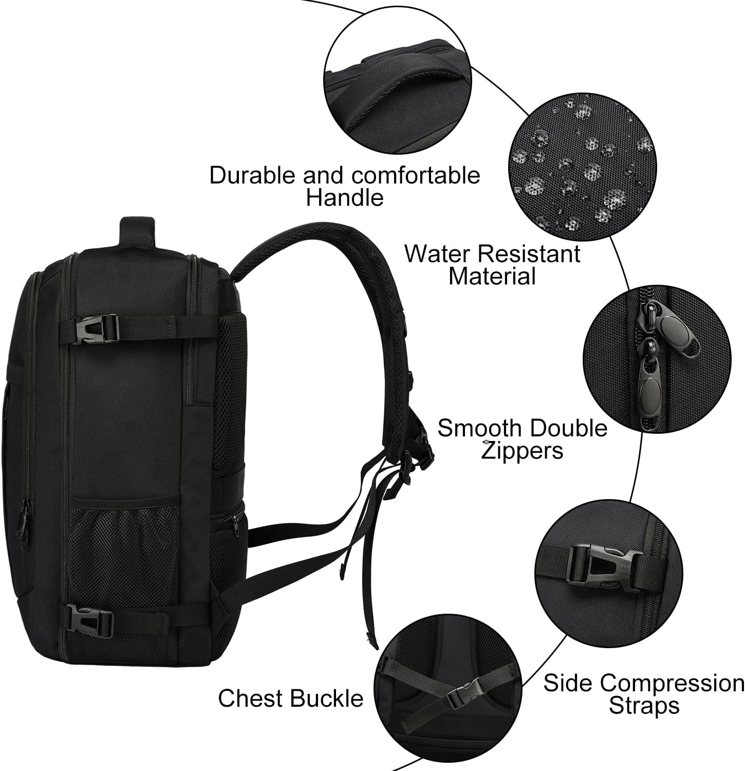 Zaino Viaggio 45x36x20 Bagaglio a Mano easyJet 30L - immagine 5