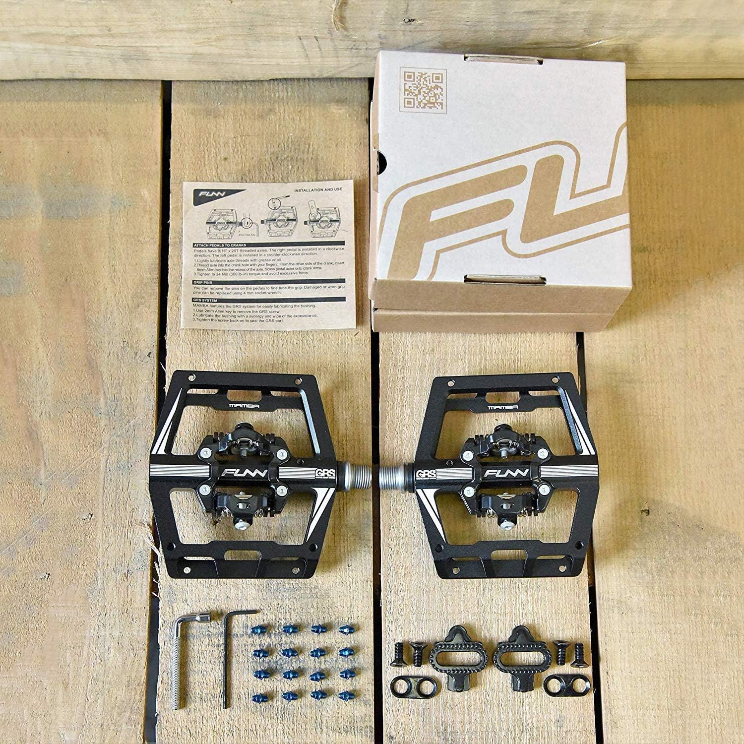 Funn Mamba Pedali MTB Clipless Piattaforma Ampia - immagine 5