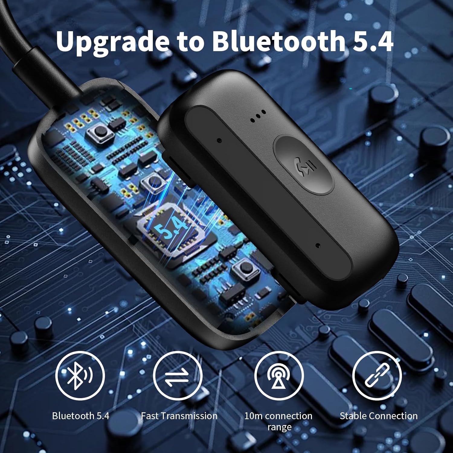 Elzle Trasmettitore e Ricevitore Bluetooth 5.4 (2 in 1) - immagine 5