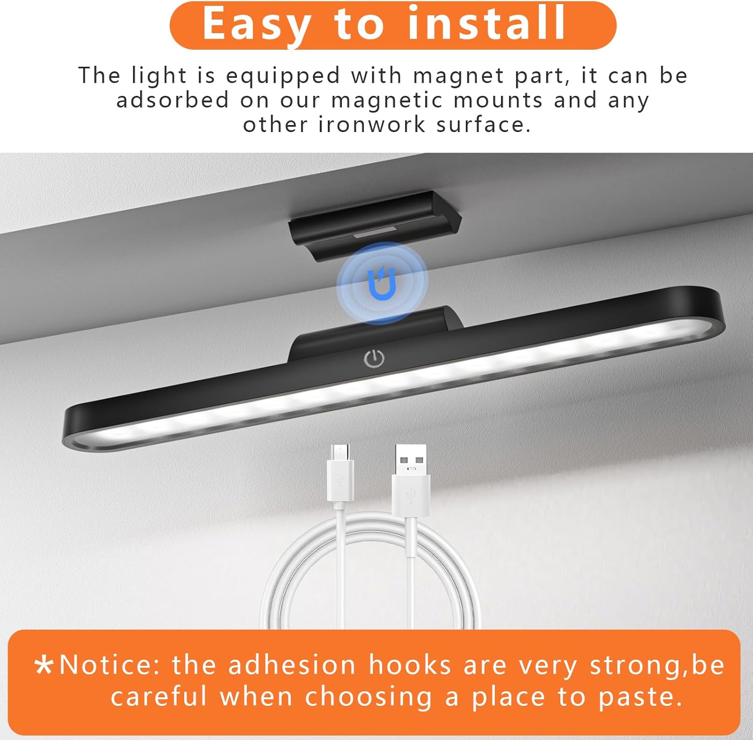 Realky Lampada LED Sottopensile Cucina Ricaricabile (2 pz) - immagine 6