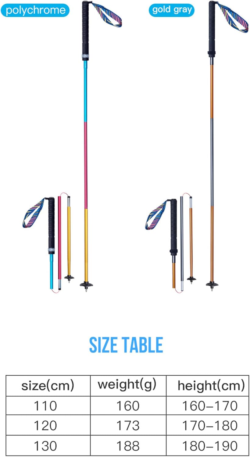 Aonijie 2 Pezzi Bastoncini Trekking Pieghevoli - immagine 3