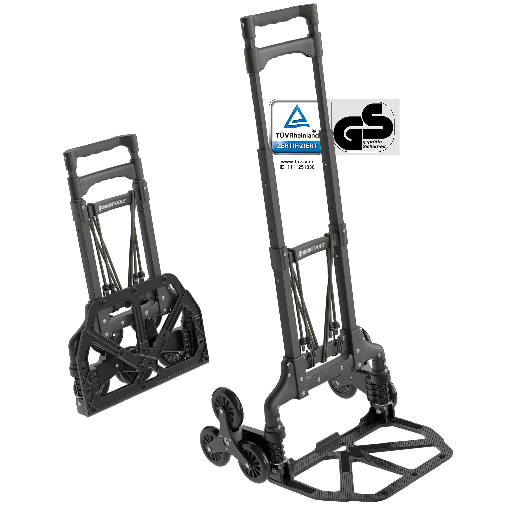 Athlon Tools Carrello Pieghevole Alluminio BLACK EDITION