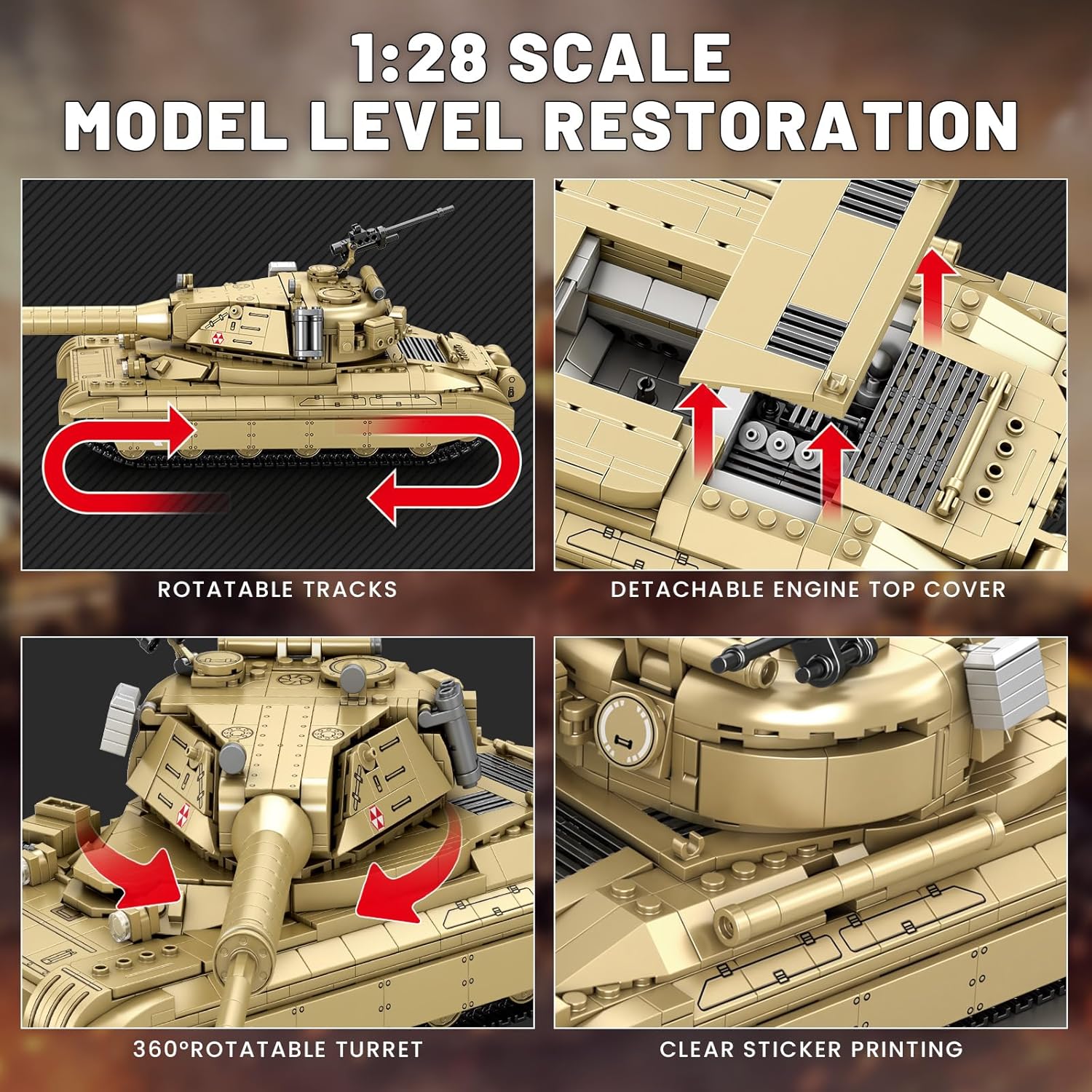 Reobrix 60TP World of Tanks YS-77036 - immagine 4