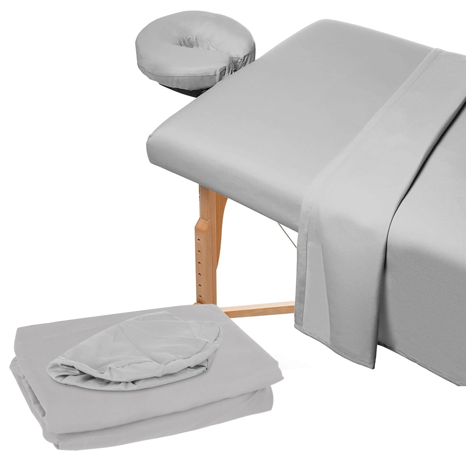 Set 3 Lenzuola in Microfibra per Lettino da Massaggio