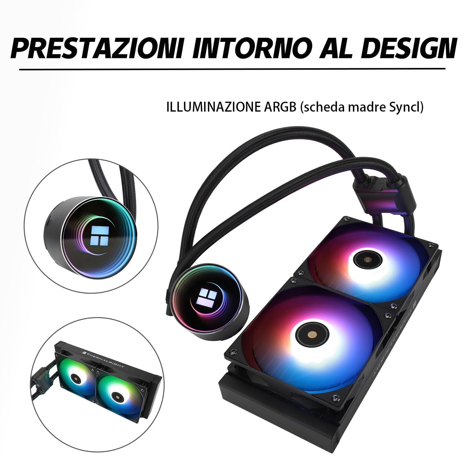 Tr FN 240 NERO ARGB Raffreddatore Processore - immagine 3