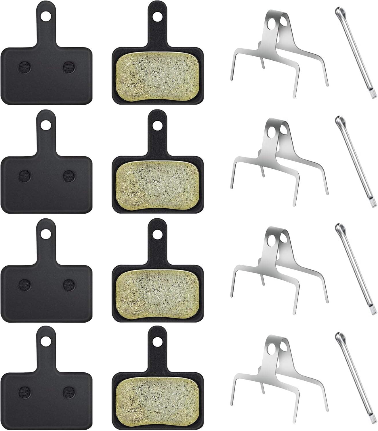 4 Paia Pastiglie Freno Bici MTB a Disco - immagine 1