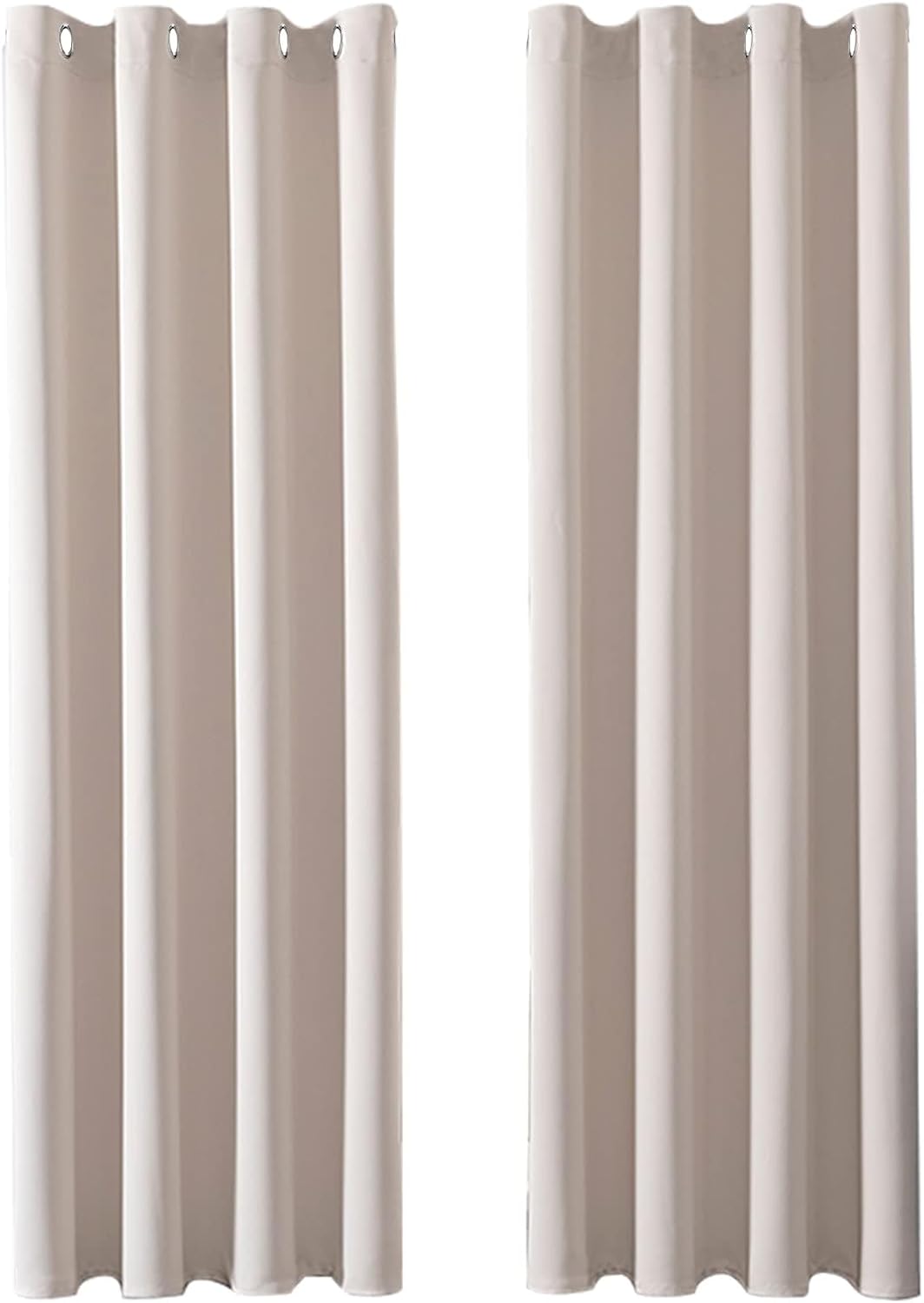 Mrtrees Tende Oscuranti 2 Pezzi 140x265 CM, Beige