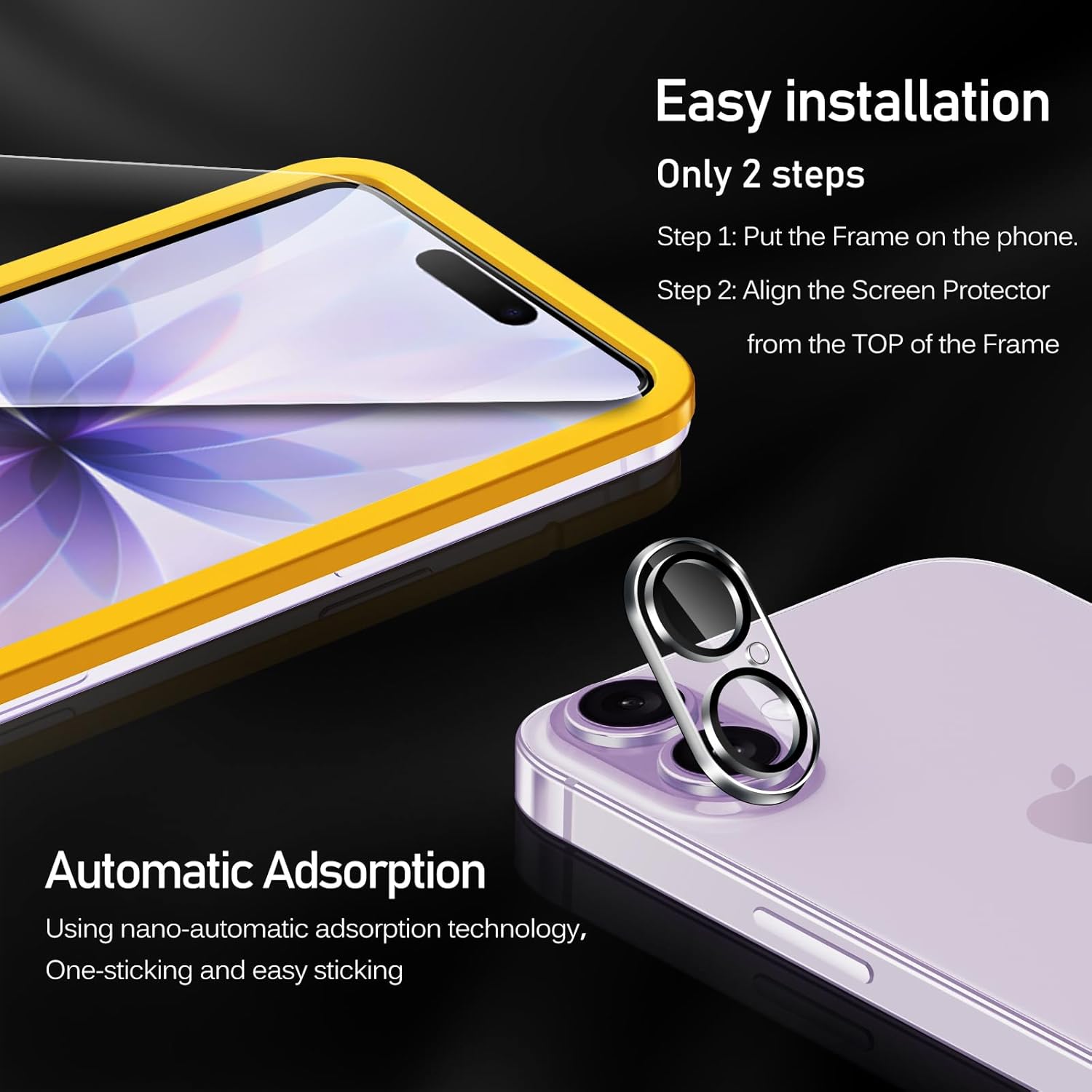 Ivoler 3x Pellicola Vetro Temperato per iPhone 17 6.3" - immagine 4