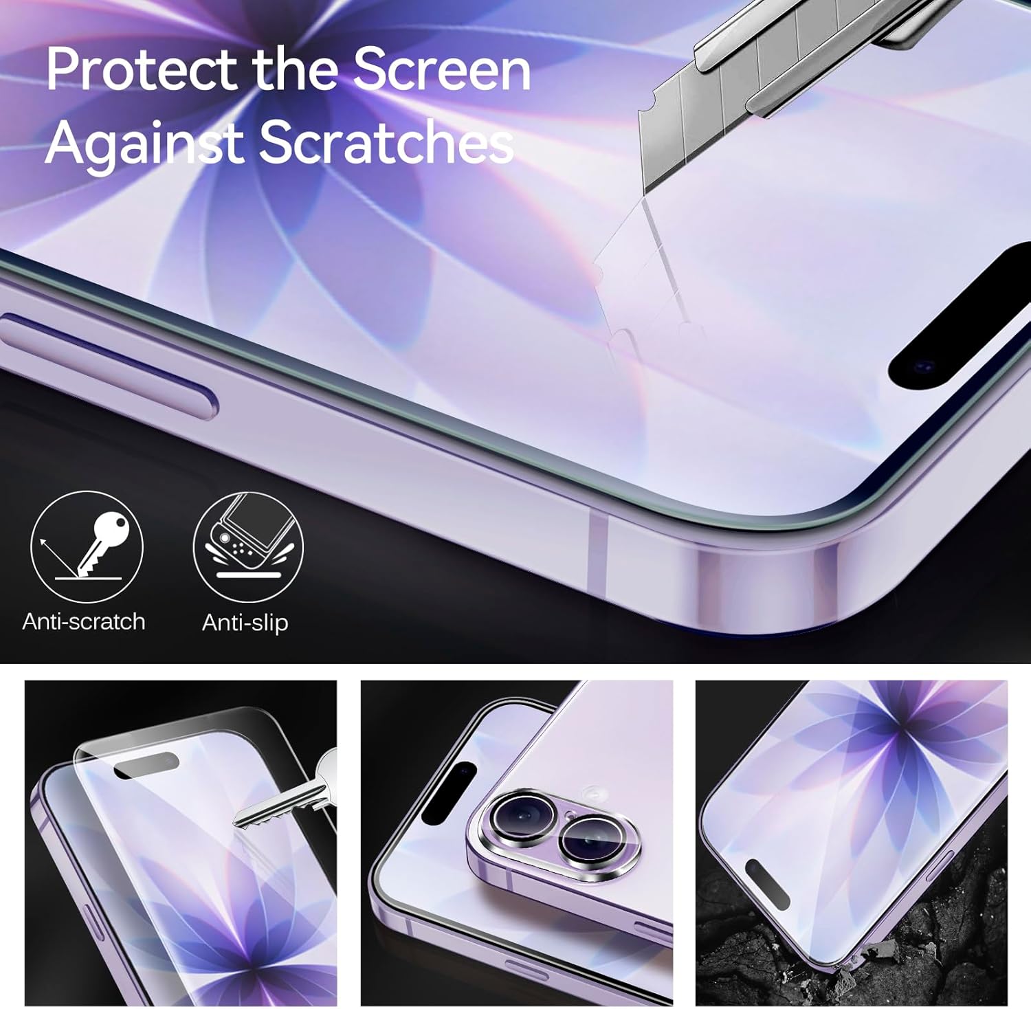 Ivoler 3x Pellicola Vetro Temperato per iPhone 17 6.3" - immagine 6