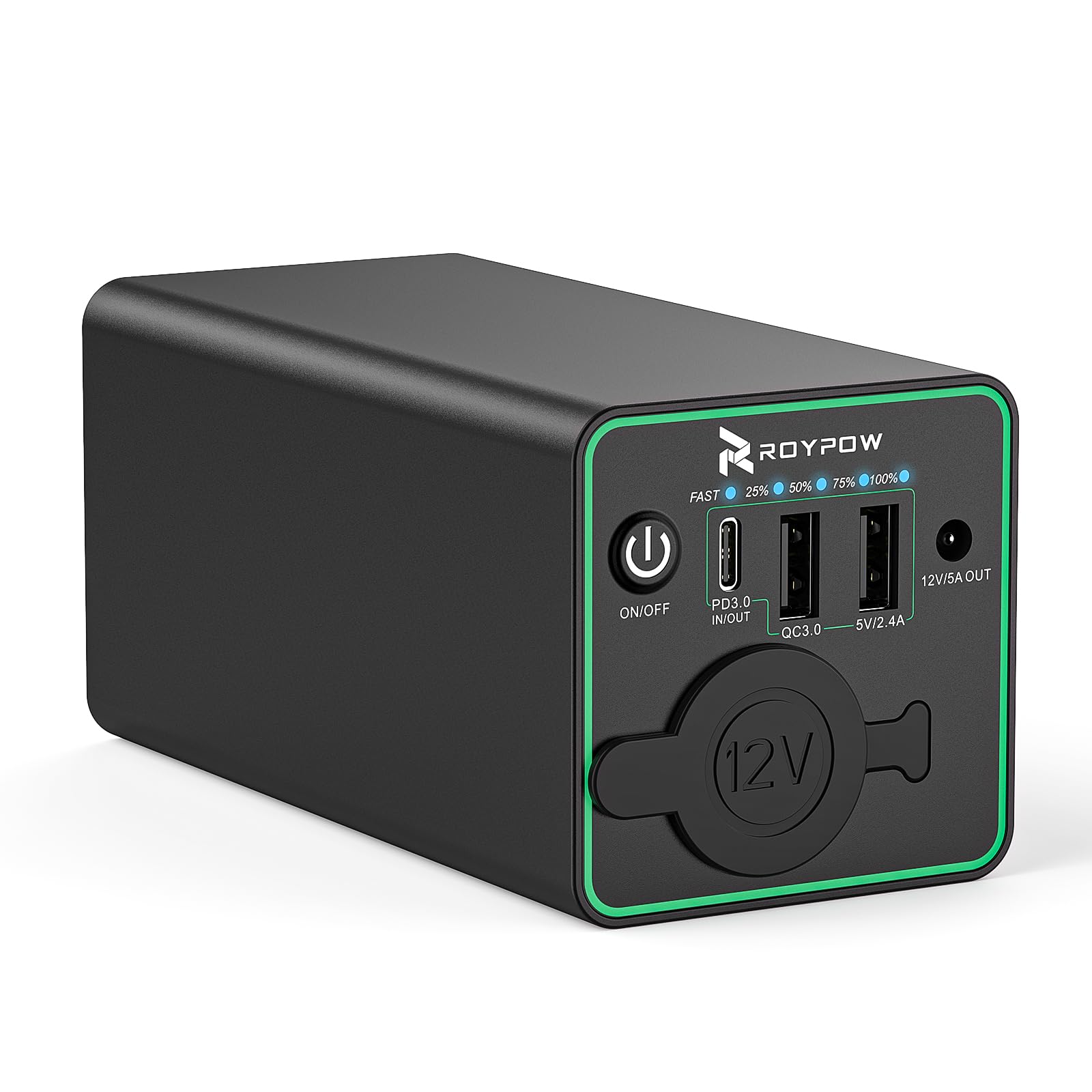 Roypow Power Bank con Accendisigari 12V e USB-C PD 30W