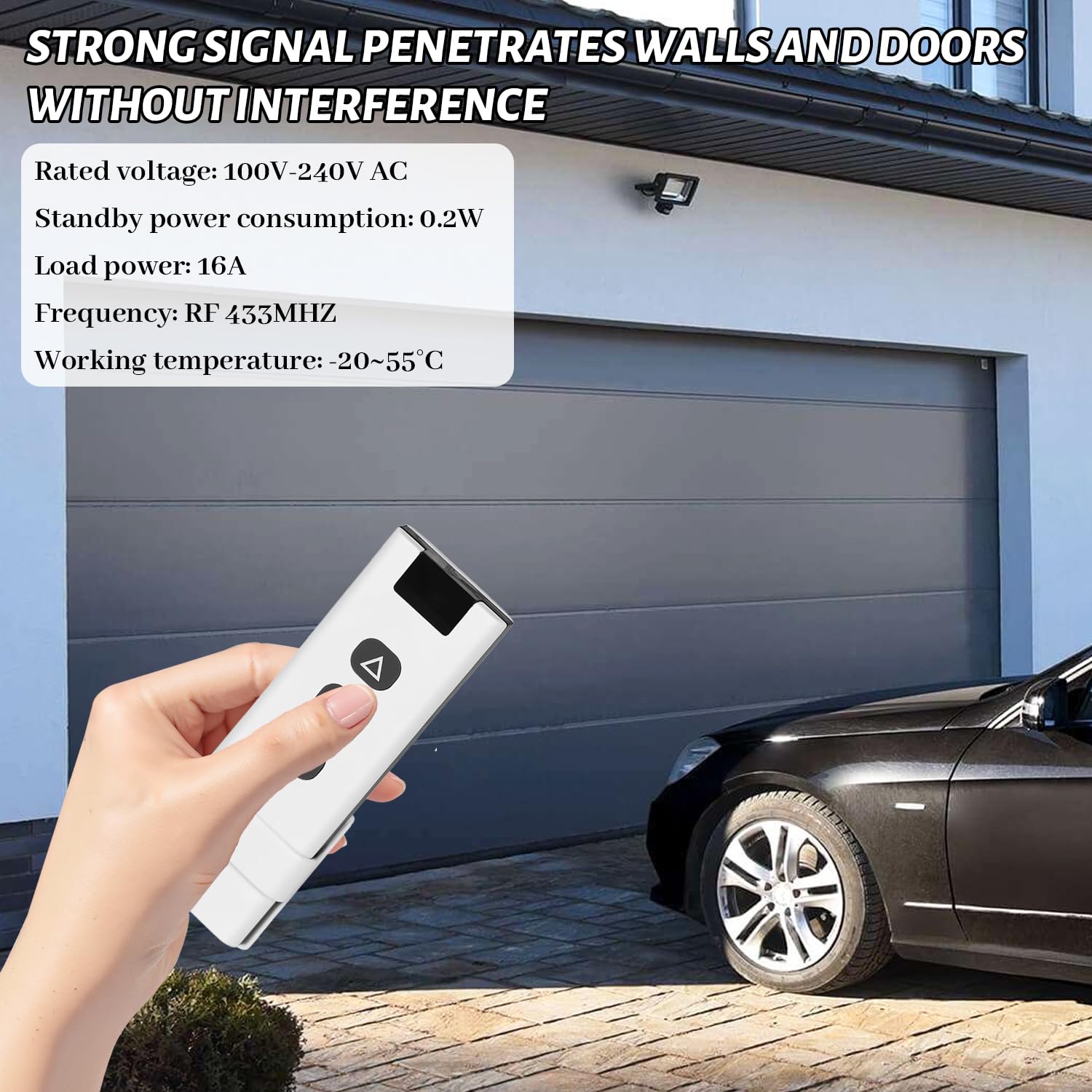 2 Pezzi Interruttore Tapparelle WiFi con Telecomandi RF - immagine 6