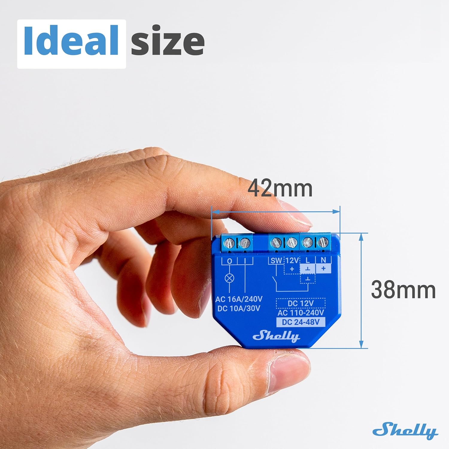 Shelly Plus 1 interruttore WiFi, confezione da 2 pezzi - immagine 4