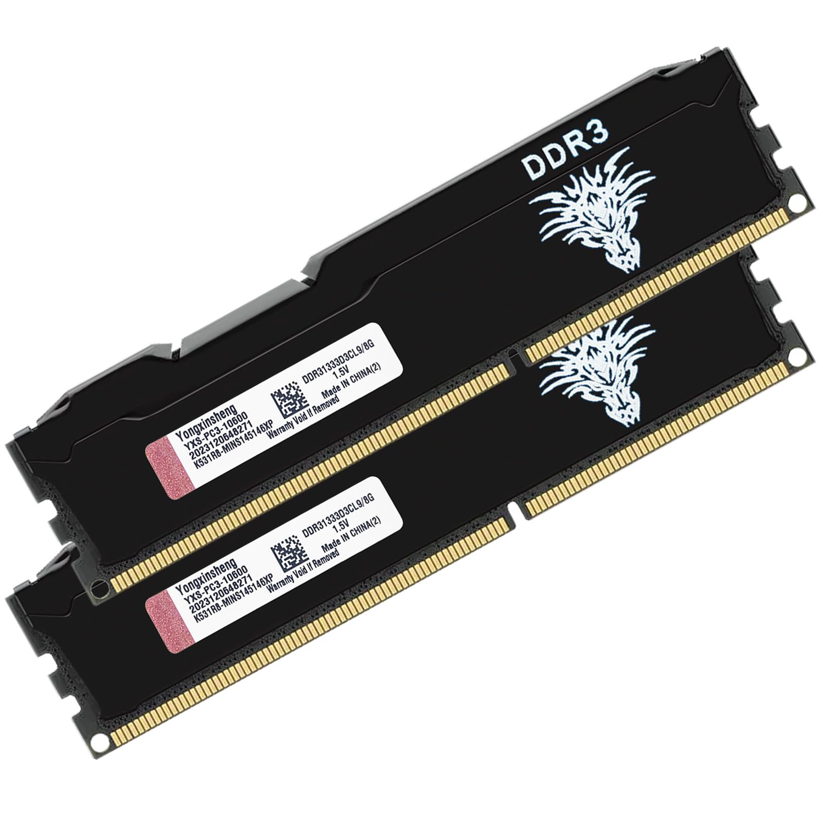 DDR3 16GB Kit (2x8GB) Desktop Ram 1333MHz