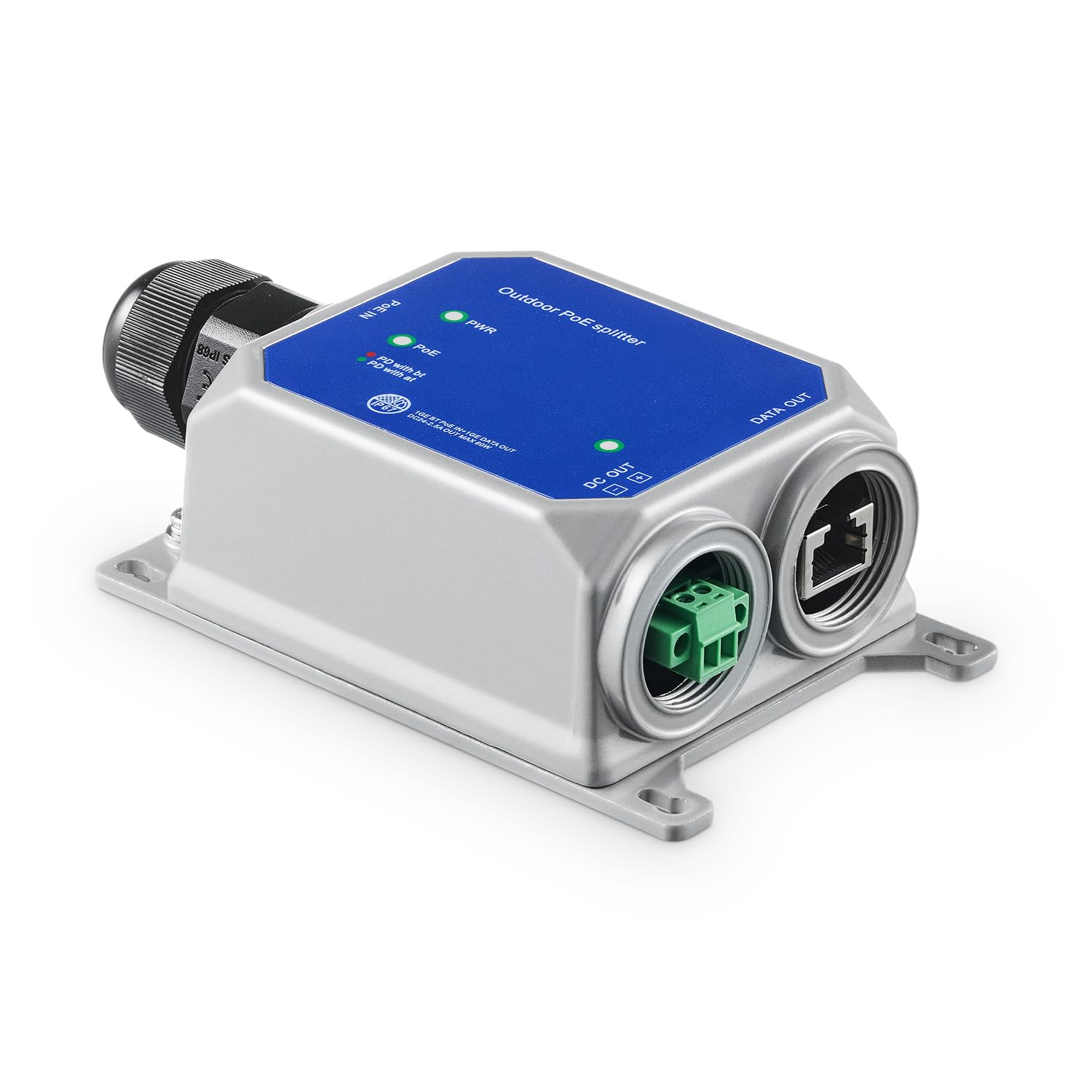 Mokerlink IP67 Splitter PoE Outdoor 2.5 Gigabit 65W