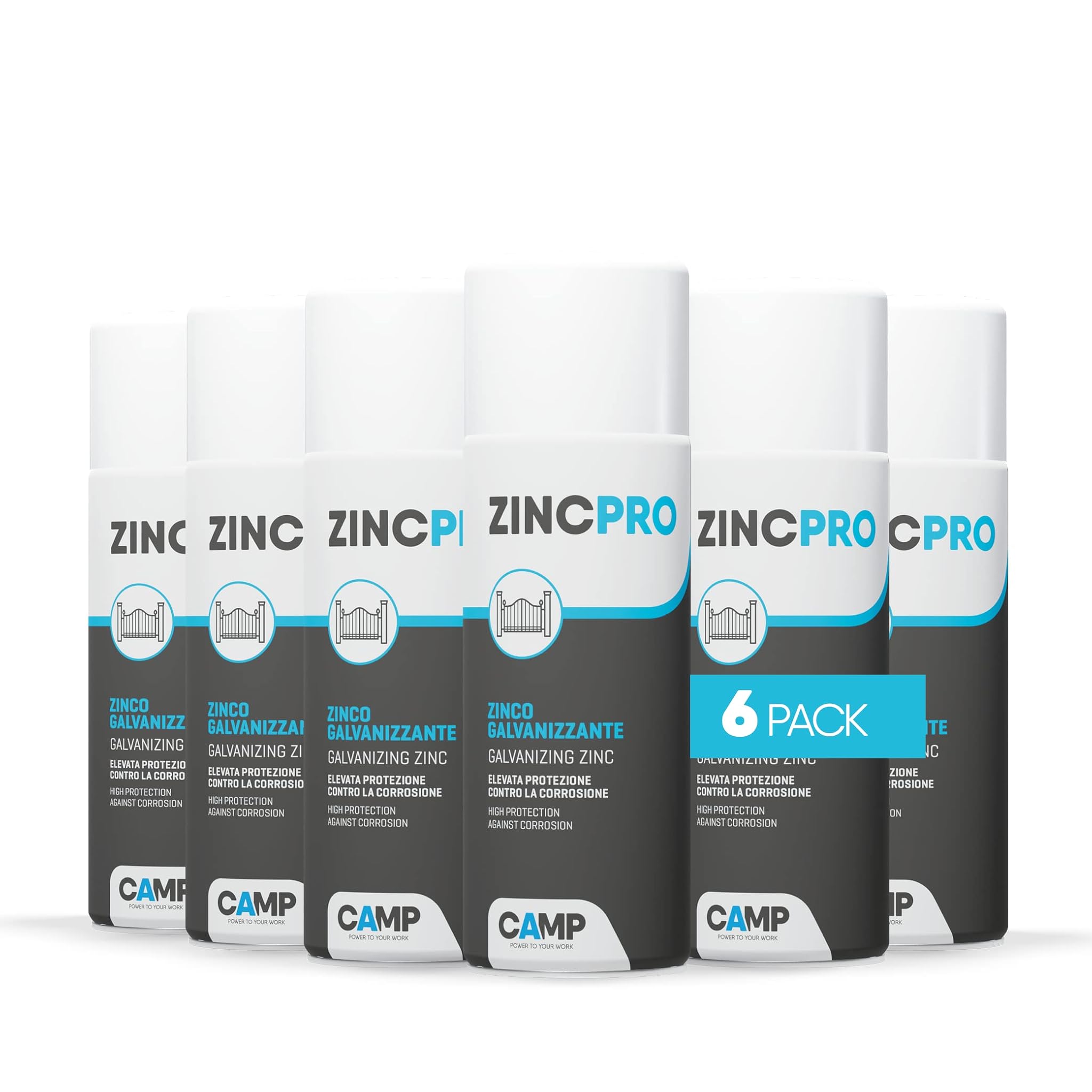 Camp ZINC PRO Spray - Zinco Galvanizzante, 6x400ml