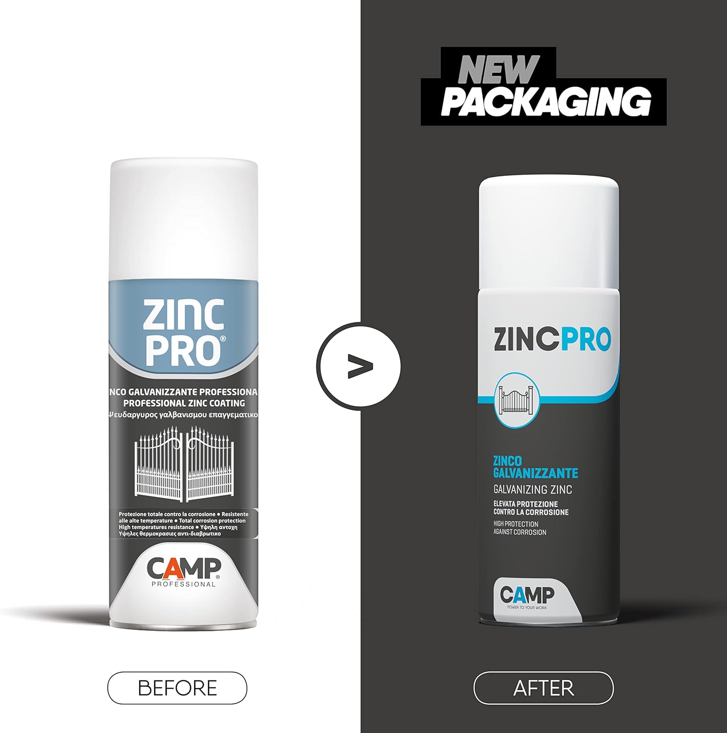 Camp ZINC PRO Spray - Zinco Galvanizzante, 6x400ml - immagine 2