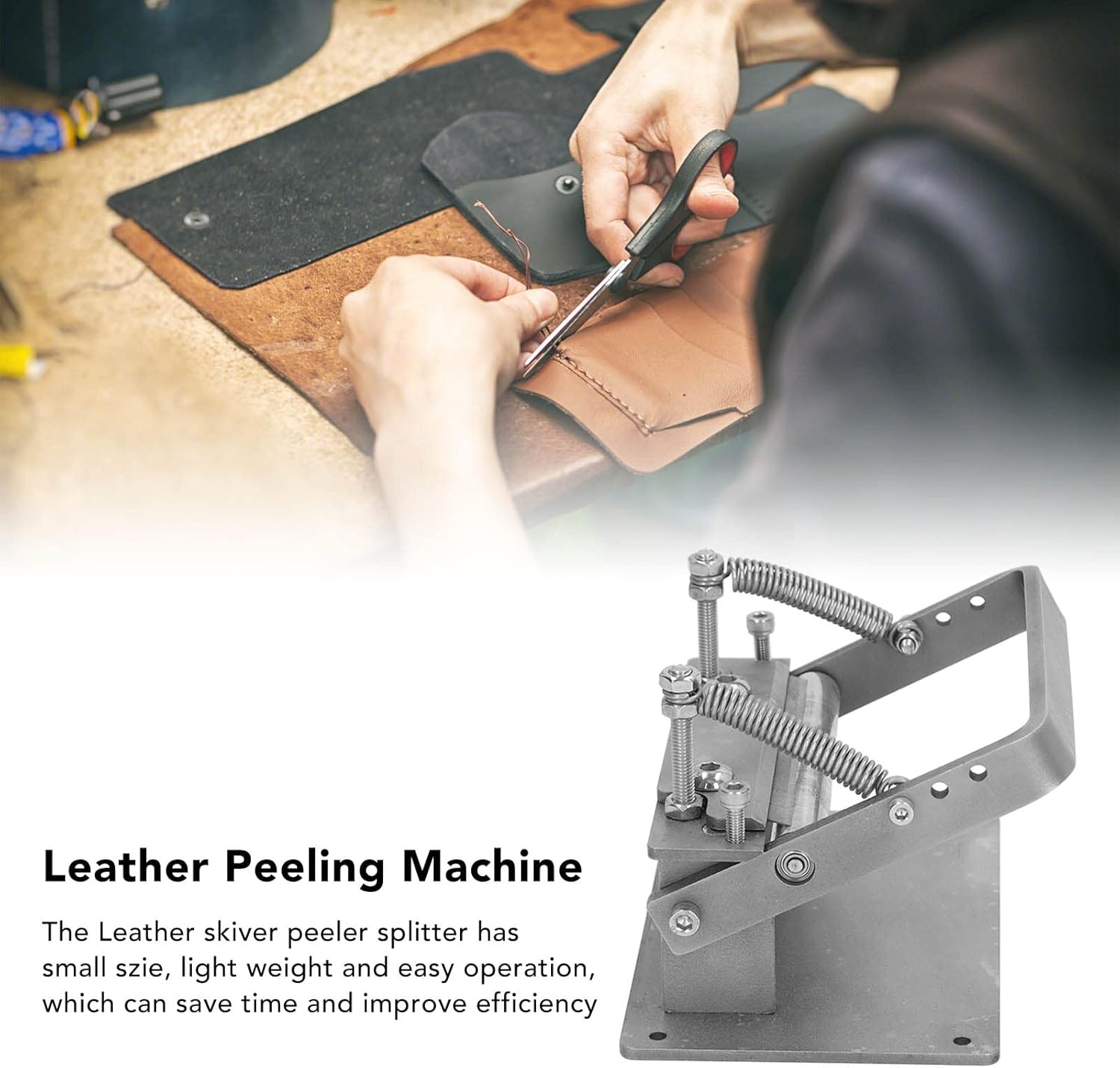 Fockety Macchina Manuale per la Pelatura del Cuoio - immagine 3