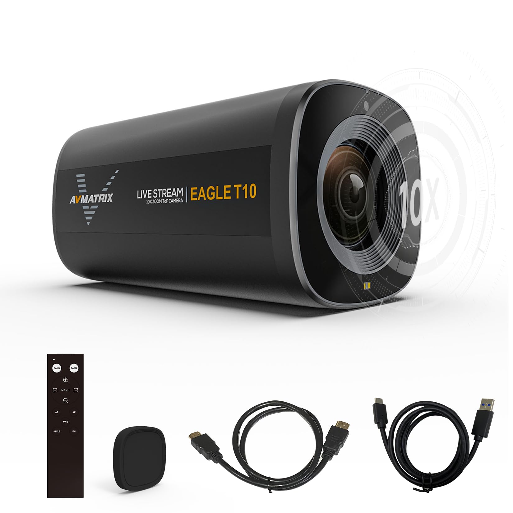 Avmatrix Live Stream Camera T10 - Webcam Full HD 60fps