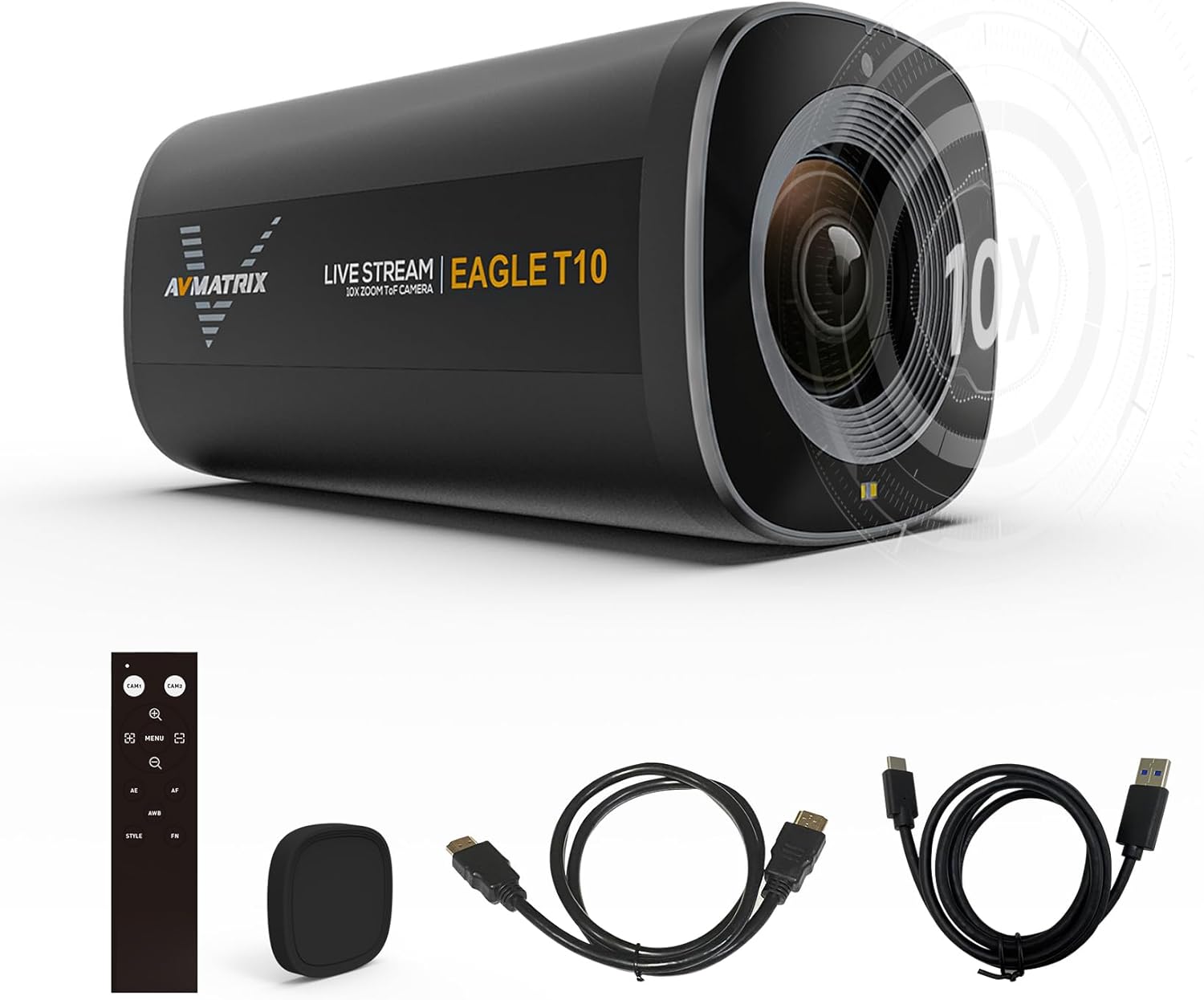 Avmatrix Live Stream Camera T10 - Webcam Full HD 60fps - immagine 1