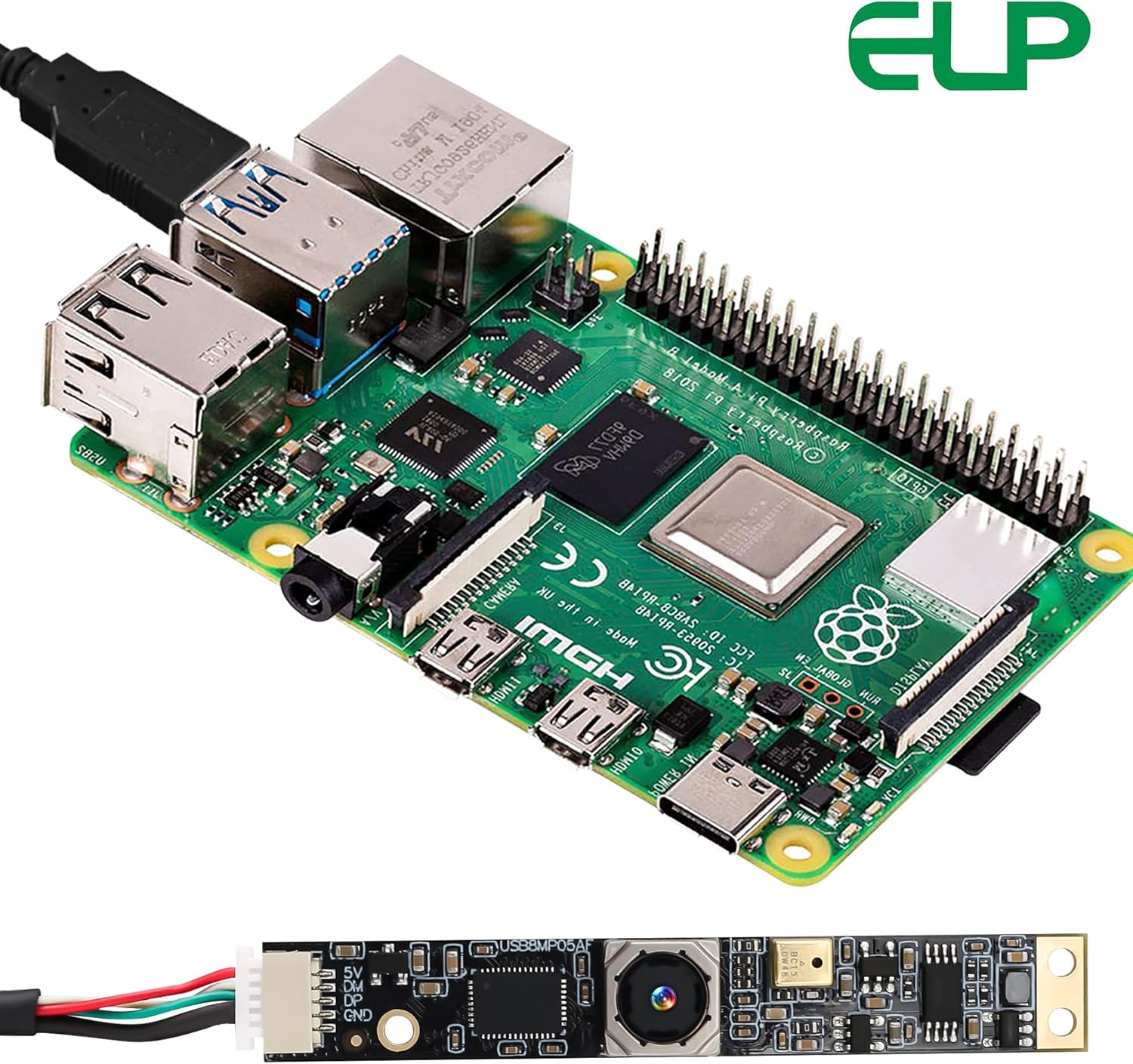 G Modulo Fotocamera USB 8 MP con Microfono, Autofocus - immagine 5