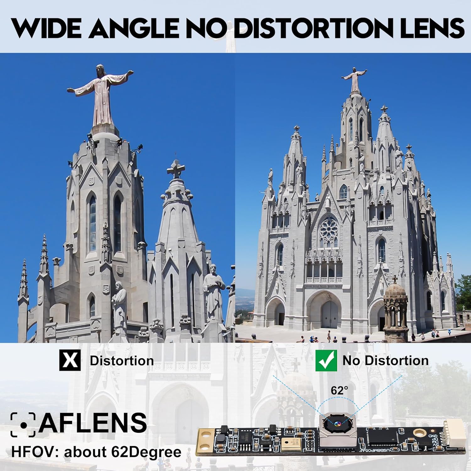 G Modulo Fotocamera USB 8 MP con Microfono, Autofocus - immagine 8