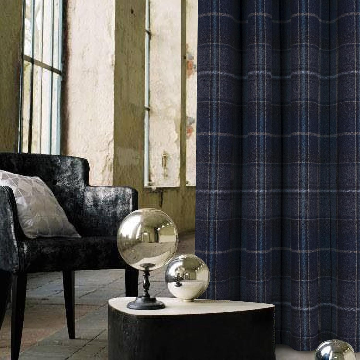 Always4u Tende Oscuranti 100% con Occhielli, Blu Scuro - immagine 7