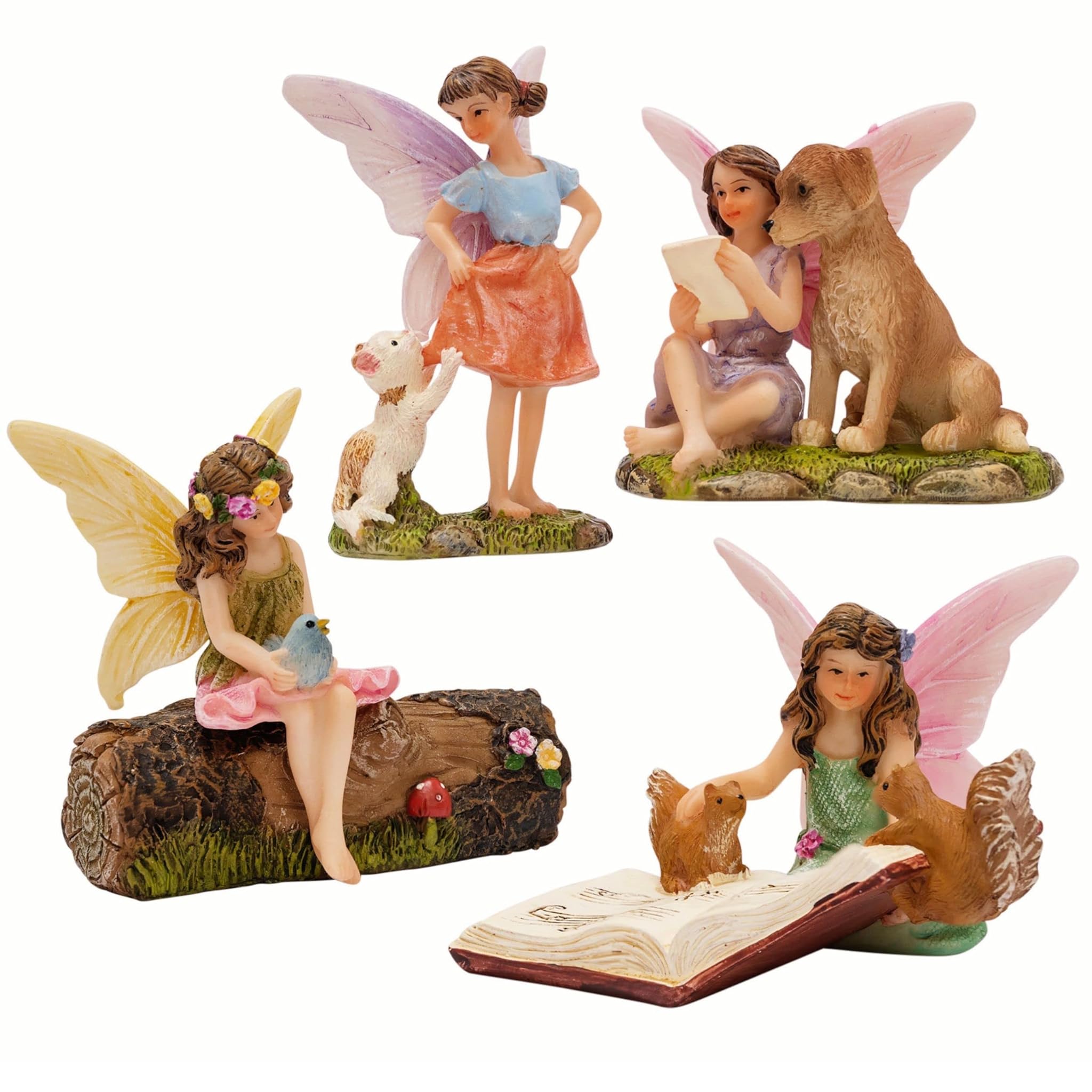 PRETMANNS Fairies for Fairy Garden - 5 Pezzi