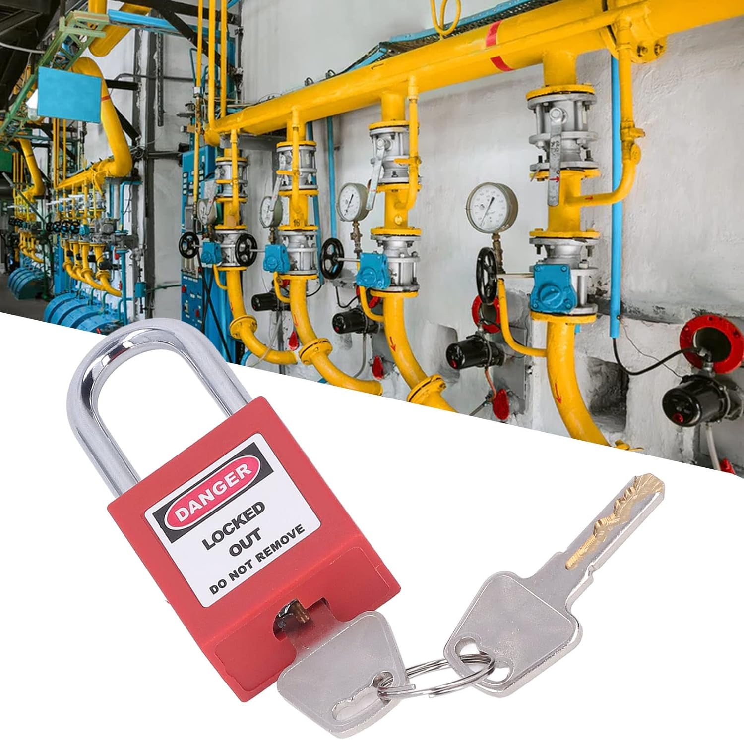 Lockout Tagout Lock Box Set con 12 Lucchetti - immagine 6