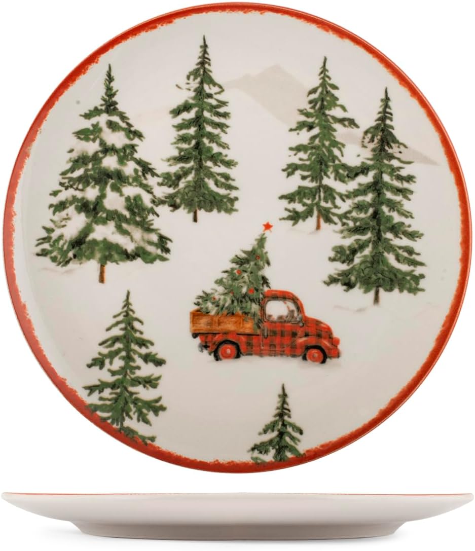 H&h Servizio Piatti Natalizio 12 Pezzi Adventure - immagine 2