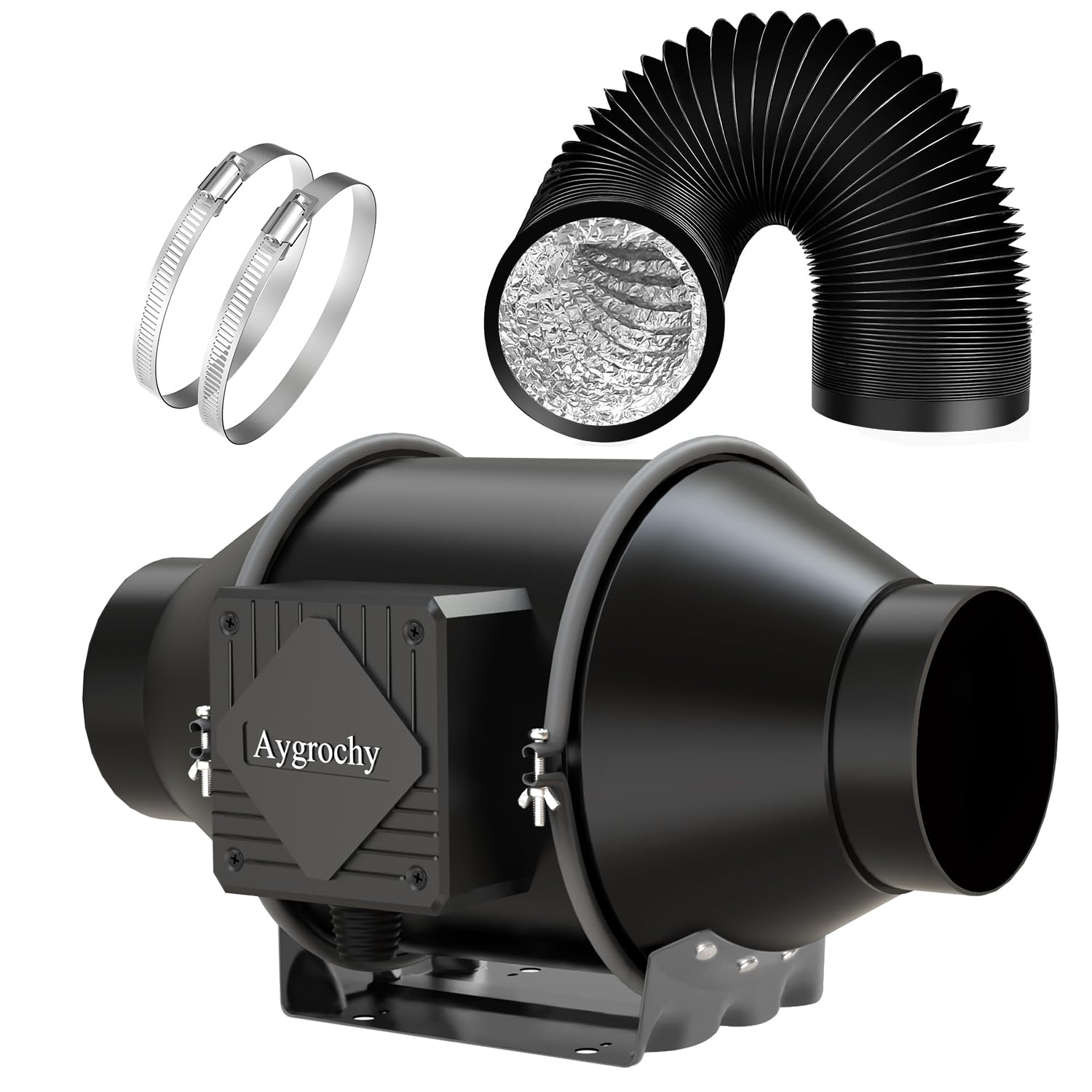 Aygrochy Estrattore d'Aria 100mm con Tubo di Scarico