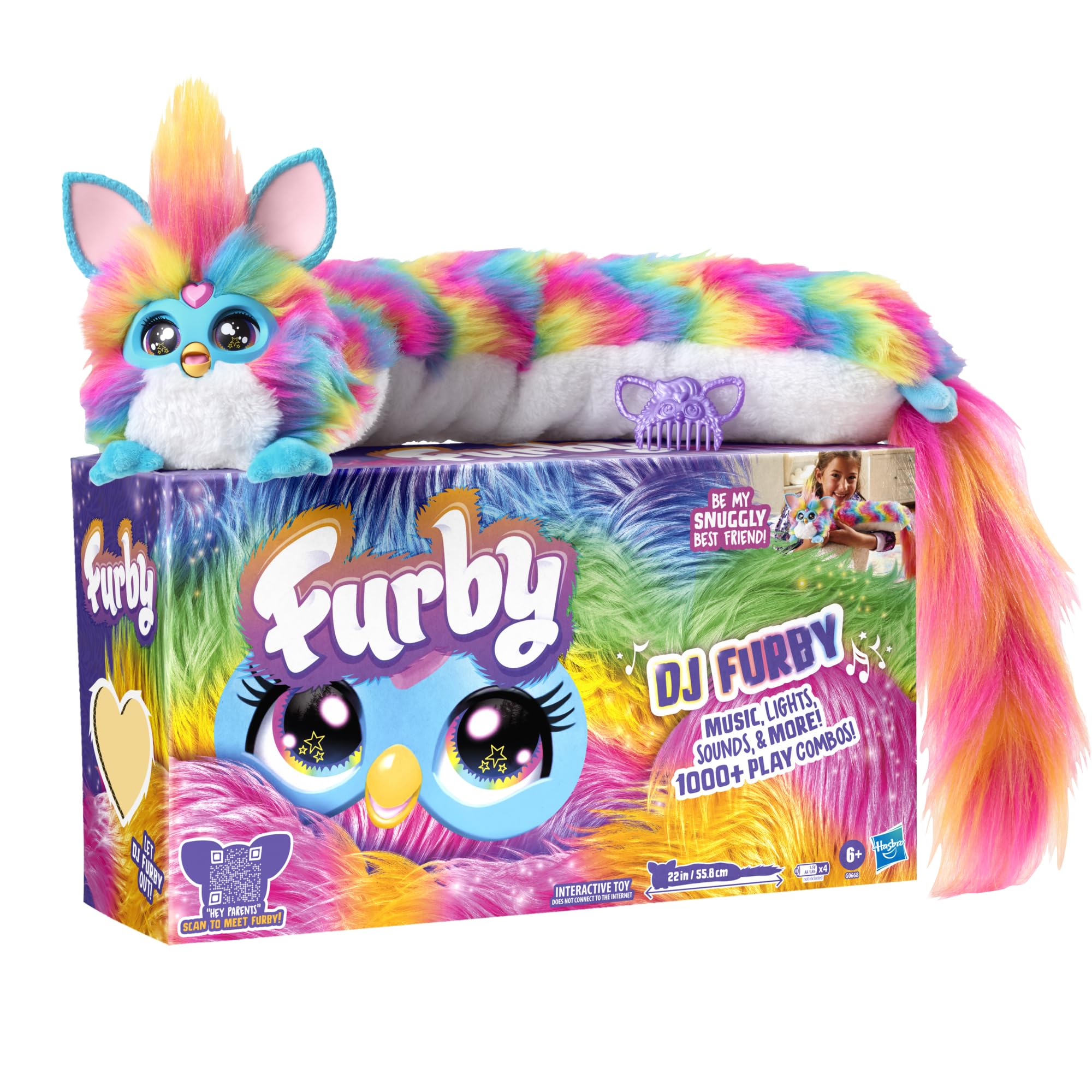 DJ Furby - Peluche Interattivo con Musica e Luci