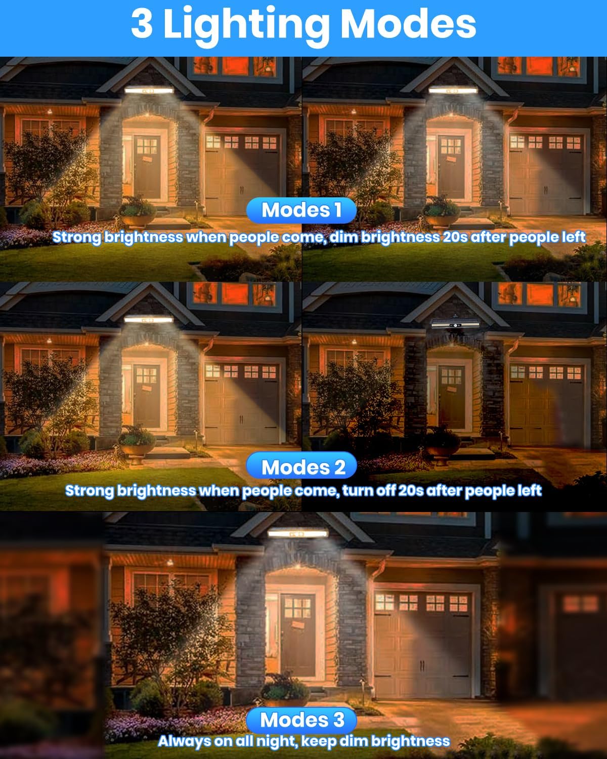 Luci Solari da Esterni a Clip con Sensore Movimento (2 pz) - immagine 5