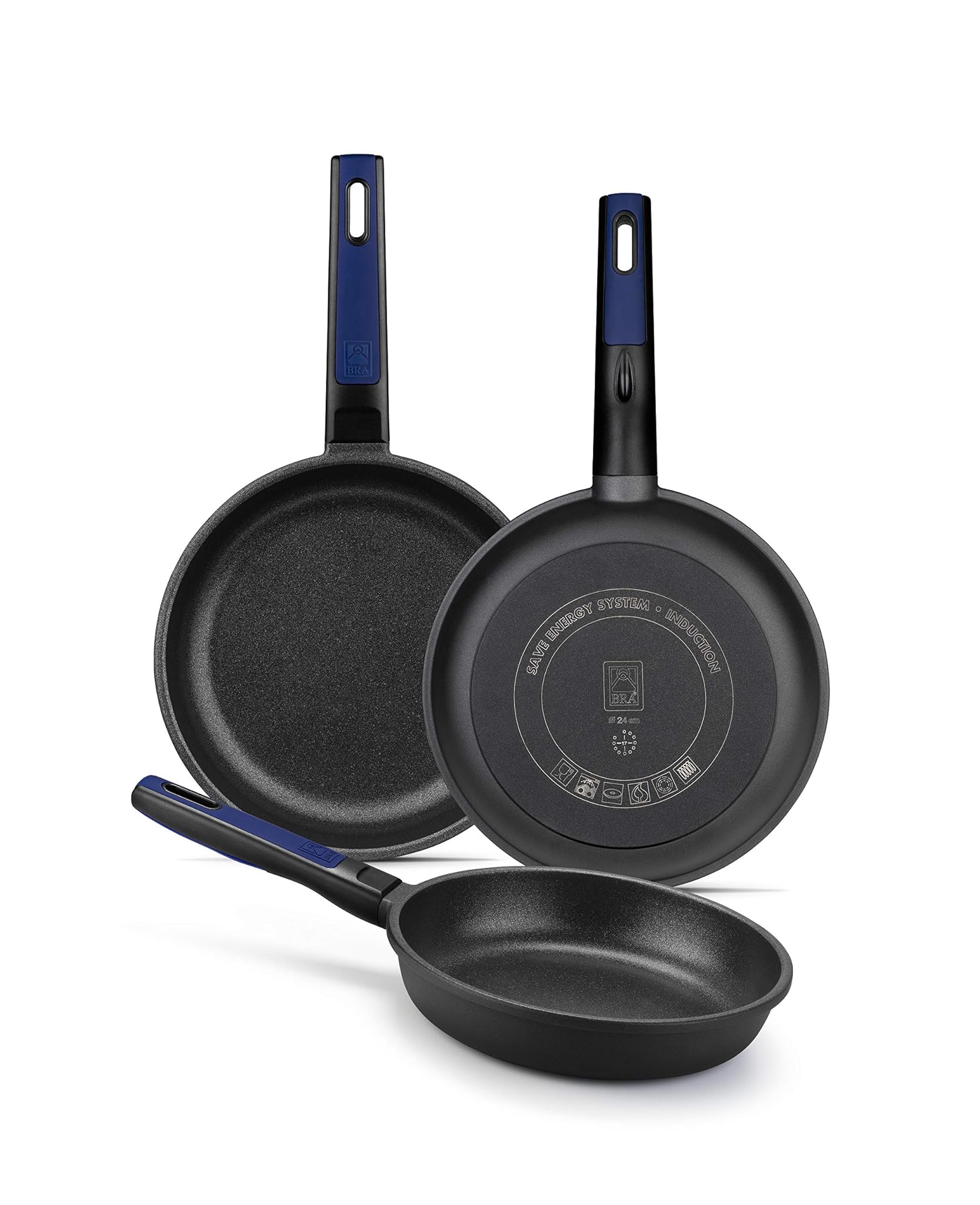 Bra Advanced Set di Padelle Alluminio 20-24-28cm (3 pezzi)