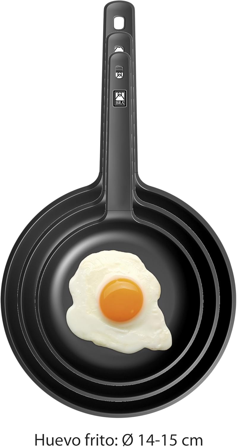 Bra Advanced Set di Padelle Alluminio 20-24-28cm (3 pezzi) - immagine 9