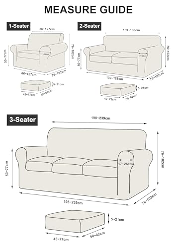ARNTY Copridivano Elasticizzato con Cuscini Separati - immagine 5