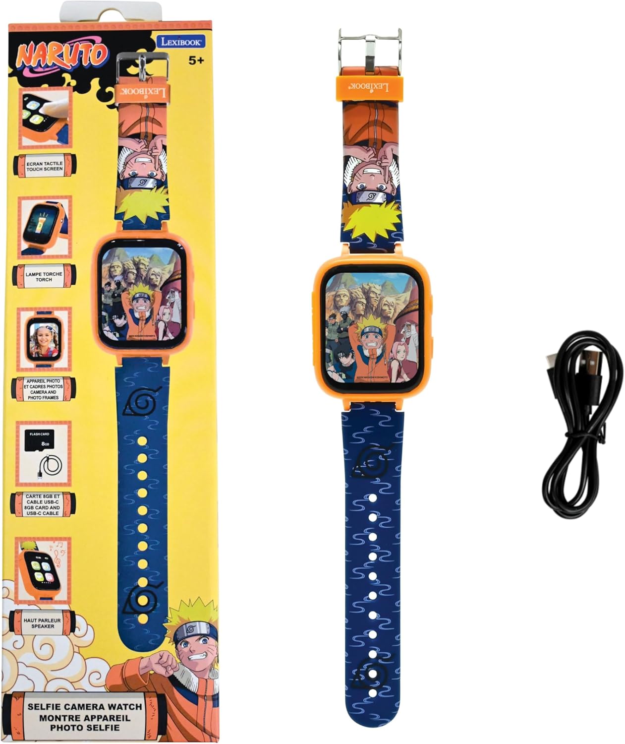 Lexibook Naruto - Orologio con Fotocamera Selfie - immagine 1
