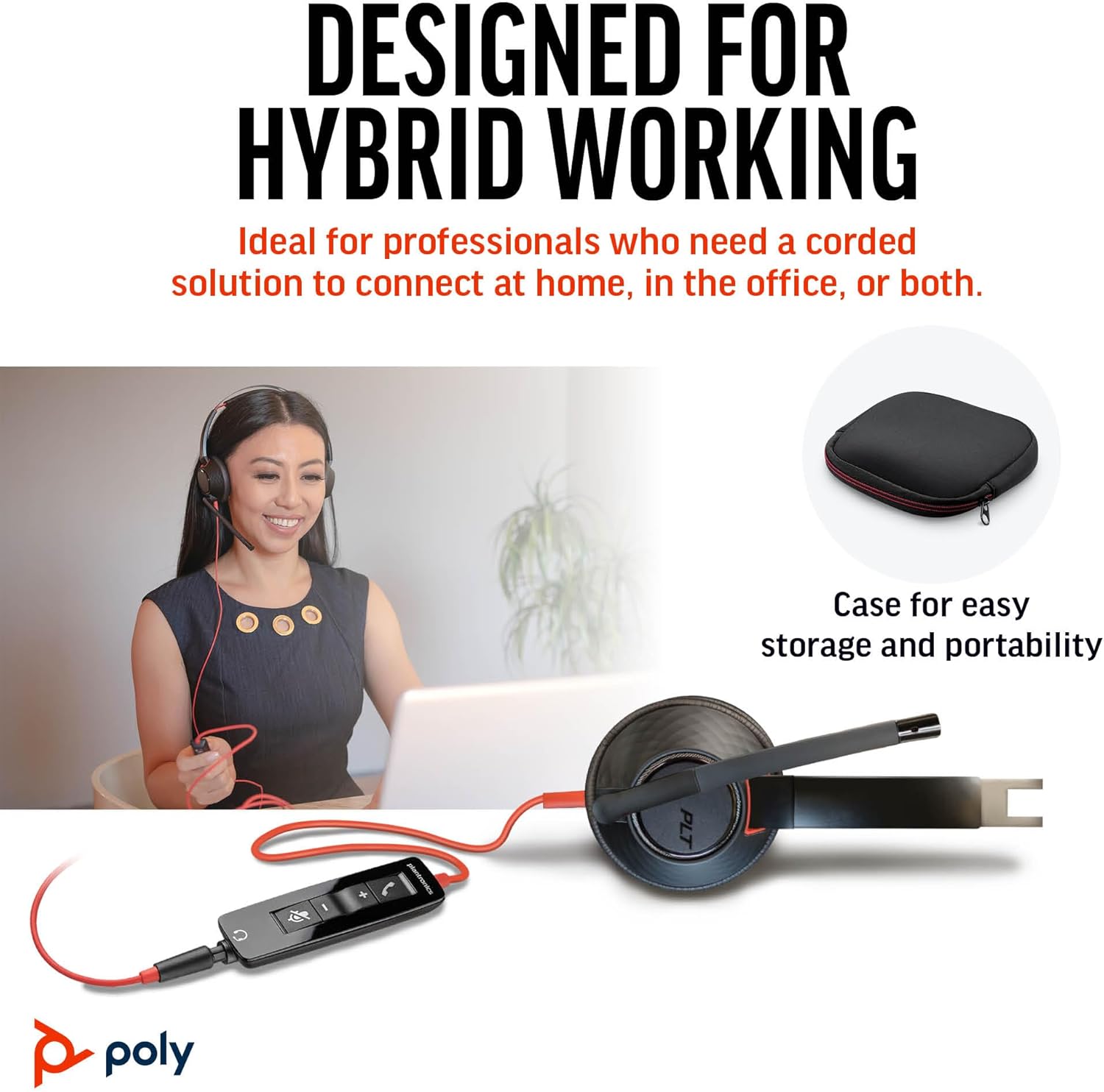 Poly Blackwire 5220 - Cuffia Cablata USB-A/C, AUX - immagine 2