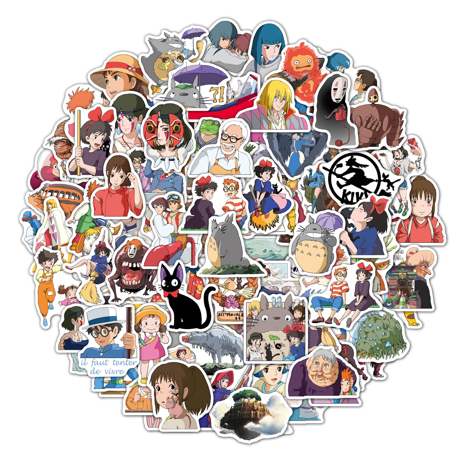 Totoro - 100 Adesivi in Vinile Impermeabili