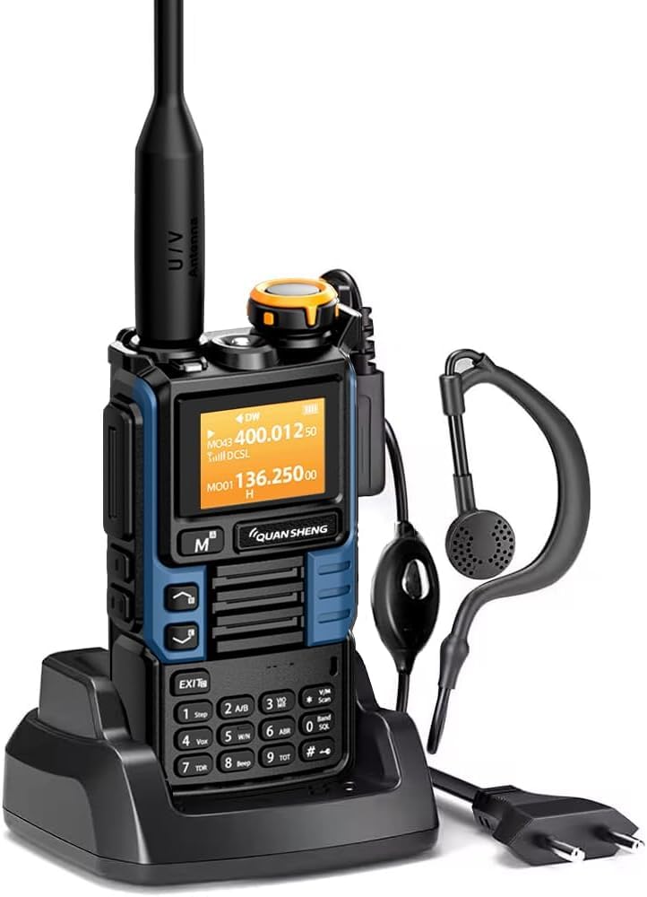 Quansheng UVK5(99) Walkie-Talkie AM/FM/DTMF, Blu