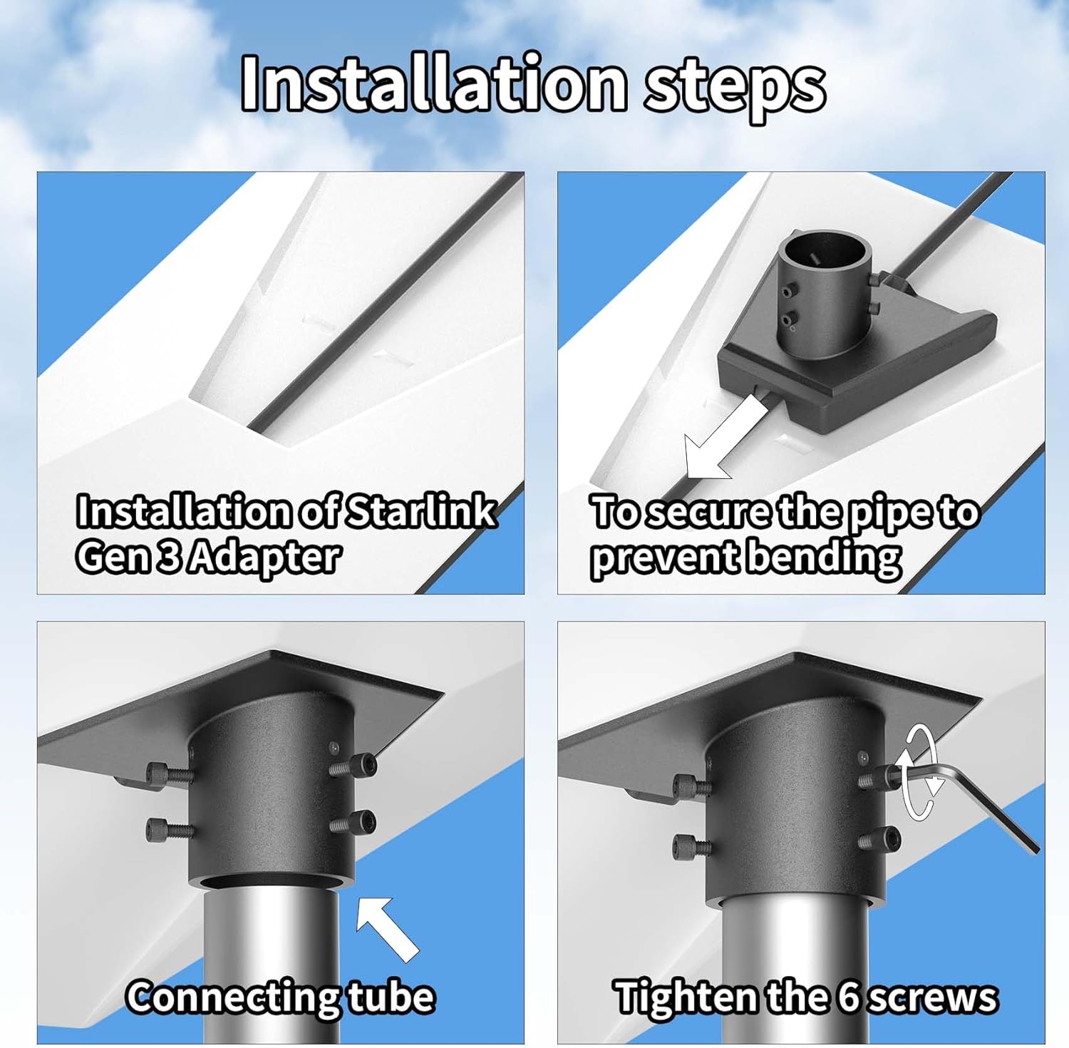 Adattatore per Tubo Starlink Gen 3 - immagine 4